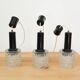 Set of 3 Vintage 1970s Hand-Blown Crystal Pendant Wall Lights
