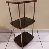 Shelf in formica and gilded metal 1960