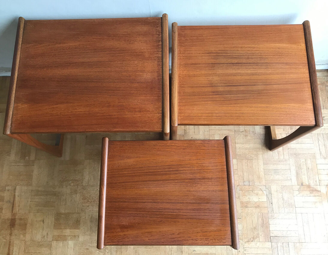 Pull out tables un teak, edition G Plan 1960