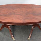 English regency oval table from 6 to 12 guests