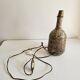 Ceramic lamp base in pyrite stone signed Alain Prudhomme