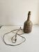 Ceramic lamp base in pyrite stone signed Alain Prudhomme