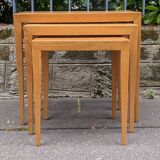 Scandinavian coffee table - set of 3 Danish nesting tables by Severin Hansen
