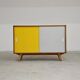 Yellow and grey U-452 sideboard by Jiri Jiroutek for Interier Praha 1960