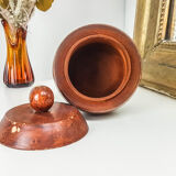 Vintage exotic wooden tobacco box