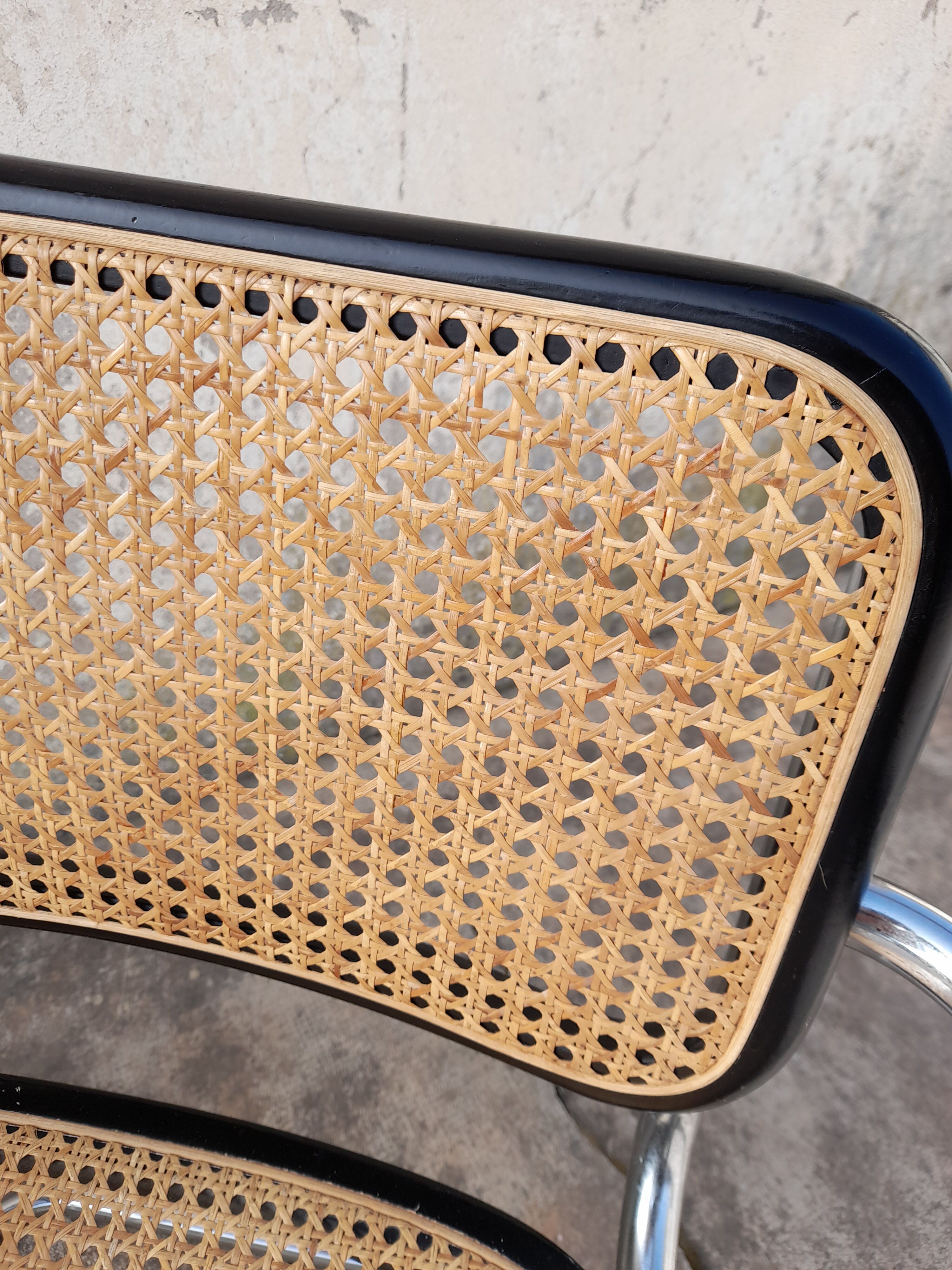 Paire de fauteuils B64 Cesca de Marcel Breuer