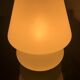 Lampe champignon en opaline blanche