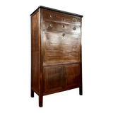 Secretary In Mahogany Louis XVI XVIII Eme Century