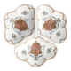 French Porcelain Divided Presentation Dish by House Of Toussi Court