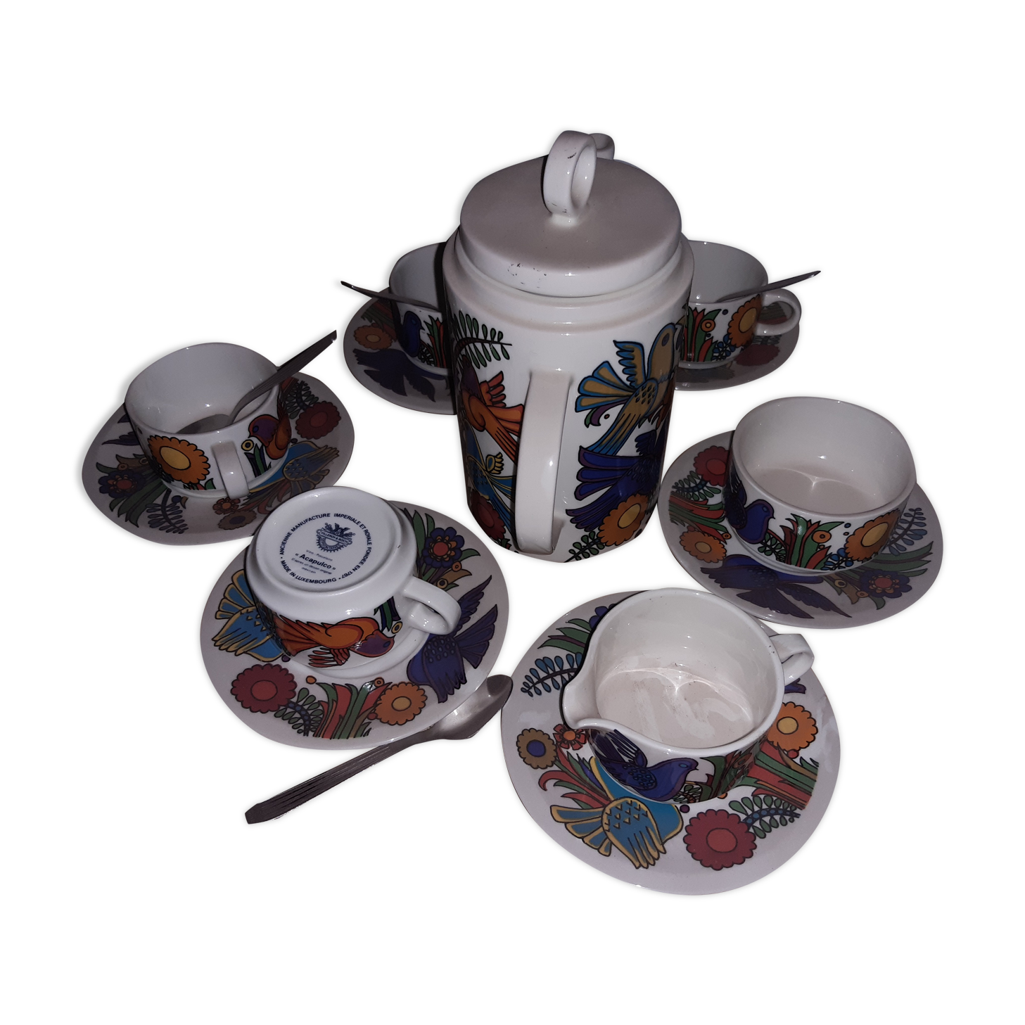 Café service Villeroy and Boch collection Acapulco