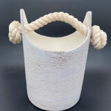 Ice bucket / Vallauris ceramics by Henri Cimal for the Palissy gallery