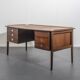 Bureau scandinave, teck, vintage, restauré