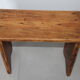 Footrest patinated wood