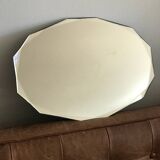 Antique dodecagon art deco beveled mirror