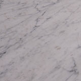 Table à manger ovale en marbre de Carrara