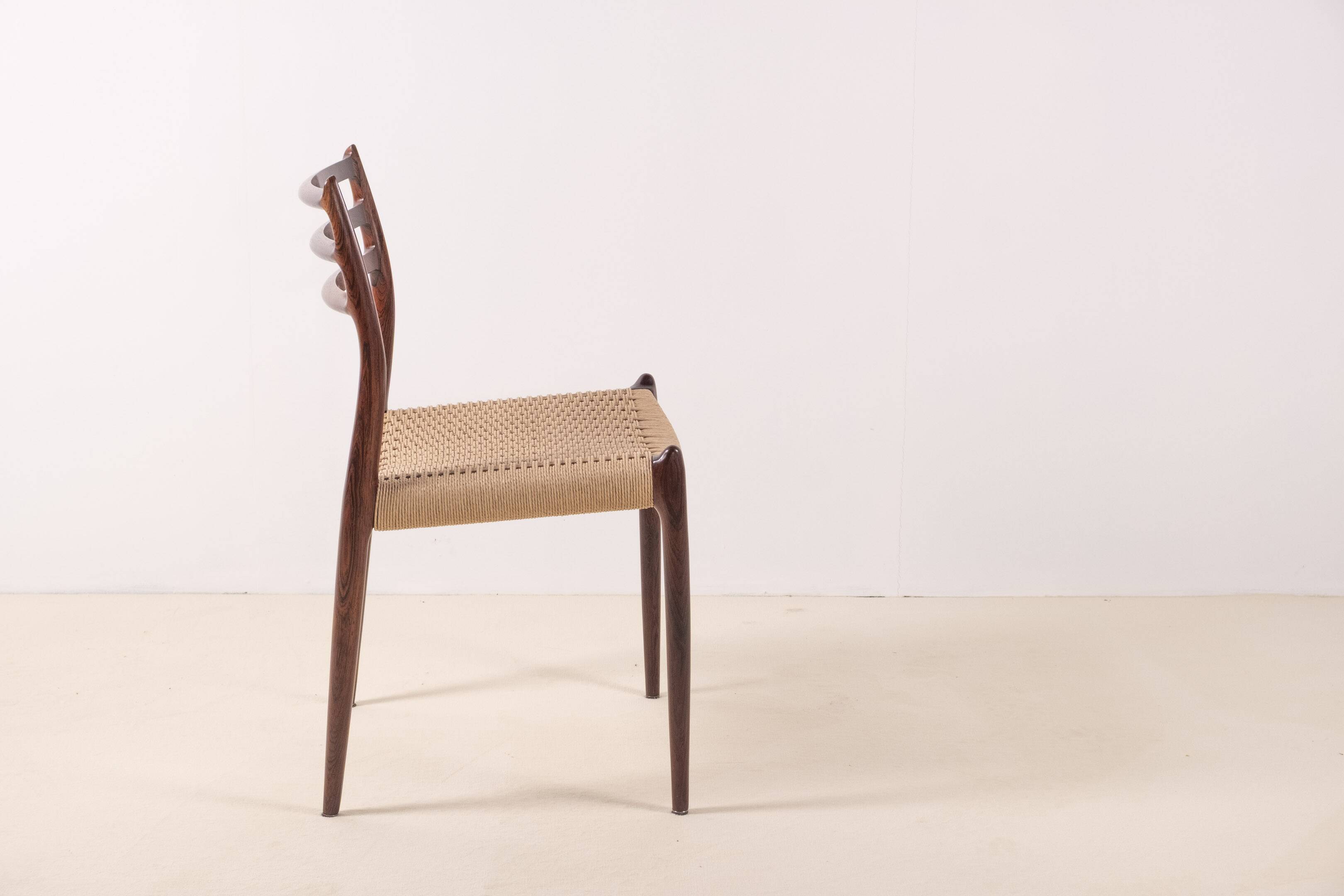 1x Niels Møller Chair Model 78 in Rosewood, 1960s Denmark