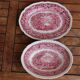 2 oval dishes in english porcelain