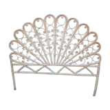 Tête de lit en rotin peacock