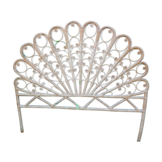 Tête de lit en rotin peacock