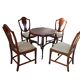 Ensemble de thé, table et 4 chaises, années 50