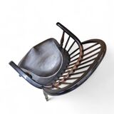 4 x Classic Georgian Bow and Stick Back Windsor Chair / Crinoline stretcher chairs