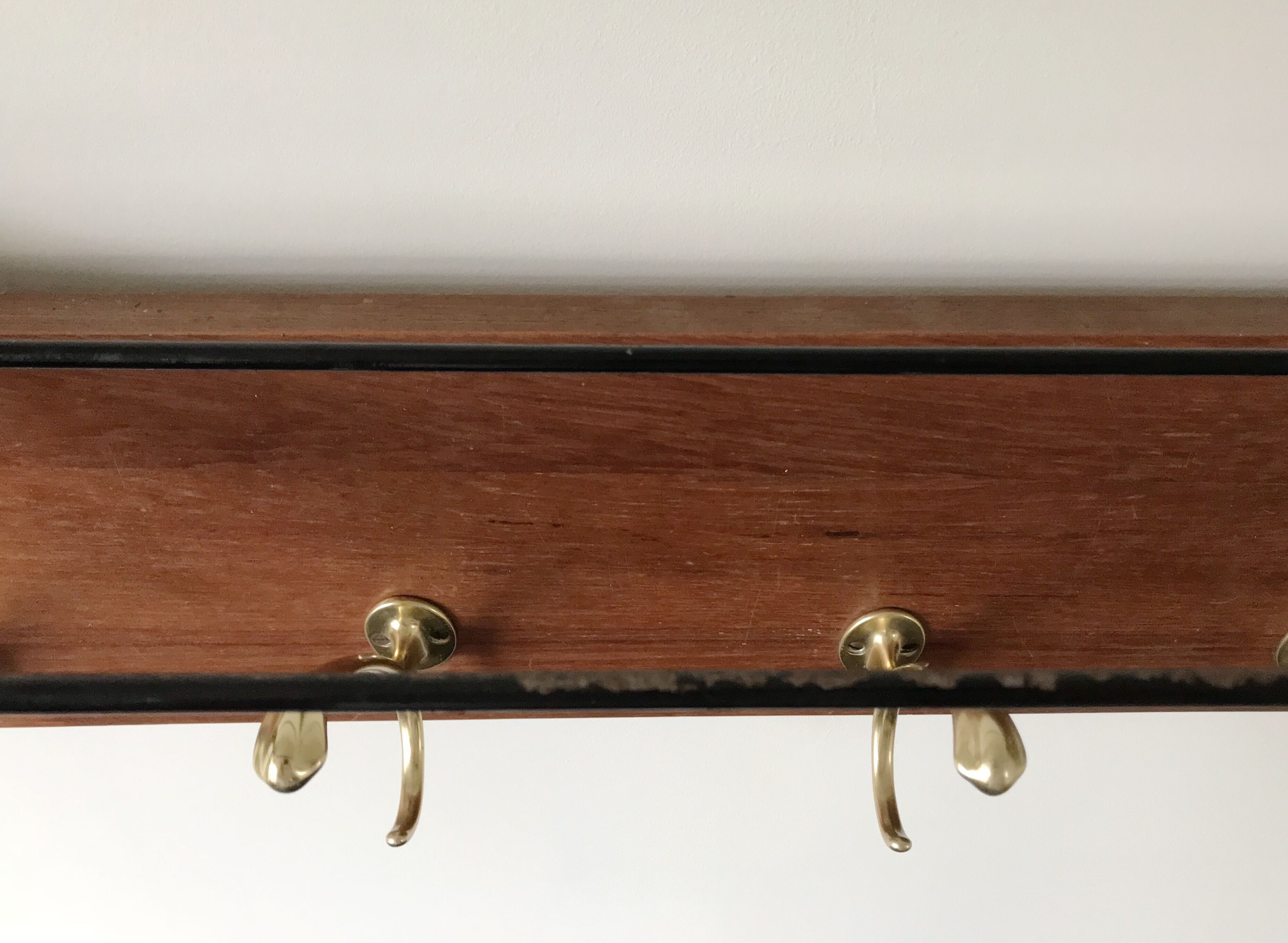 Wall coatrack Italian, 1960 s