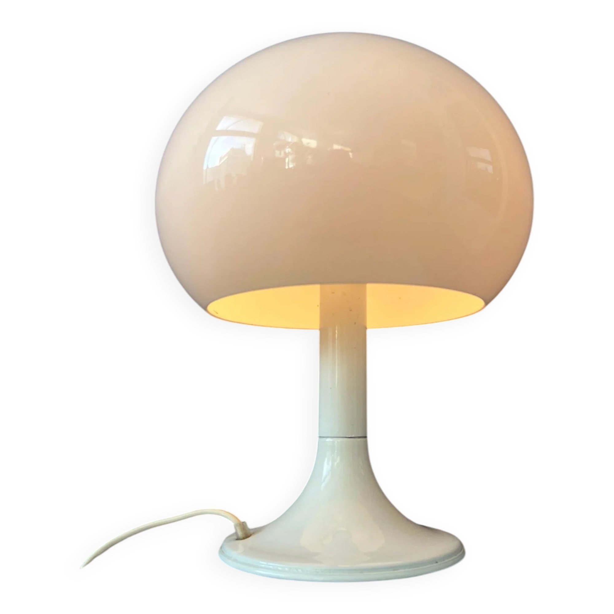 Lampe de table champignon vintage du milieu du siècle par Dijkstra