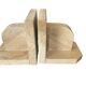 Pair of vintage marble bookends