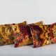 Set of 3 vintage velvet cushion covers 41x61 cm
