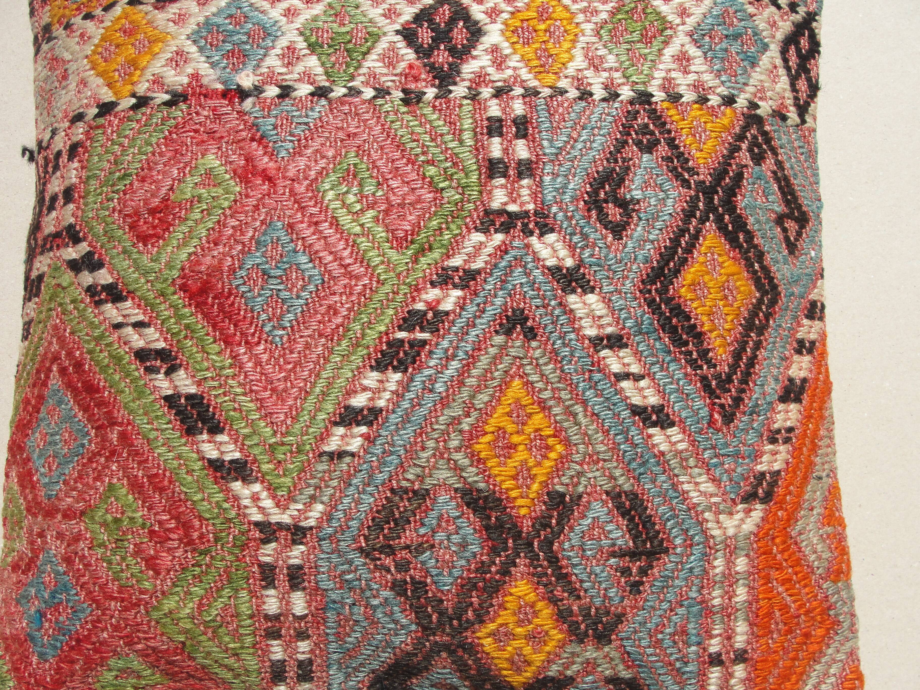 Handmade decorative kilim rug pillow cover cushion case kissen