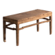Banc bas ancien en bois de pin – Chine, vers 1890