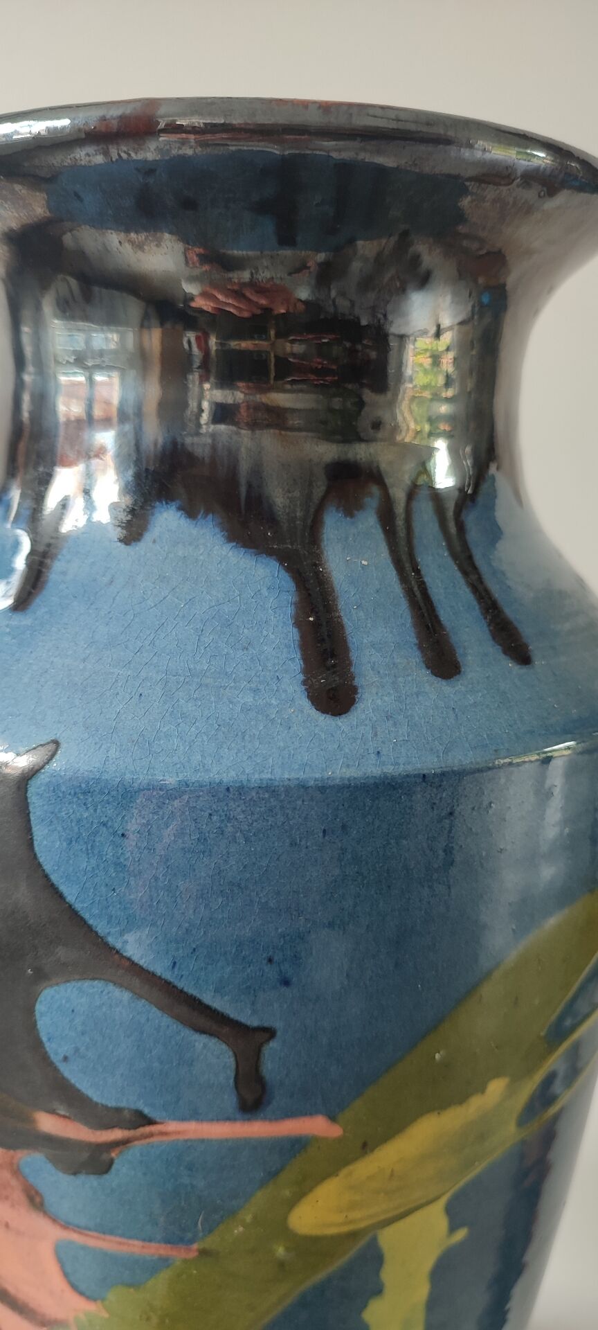 Large ceramic vase of 39 cm Atelier Thomas BUXÓ (1970)