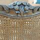 Louis XV style double cane basket bed, mid-20th century