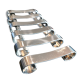 Set de 6 porte couteaux inox