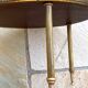 Tripod harness in wood and vintage brass