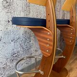 Pair of stool "Deck line"