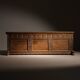 Handcrafted Solid Oak Chest with Rustic Carvings | Germany
