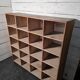 Solid wood workshop cabinet with compartments