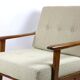 German beige boucle armchair, 1970s