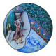 Large earthenware dish - bullfighting