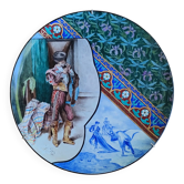 Grand plat en faïence - tauromachie