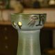 Table lamp in ceramic by Guillerme and Chambron 1980s