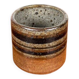 Mid-century Danish studio pottery vase from Salling Pottery, 1960s.