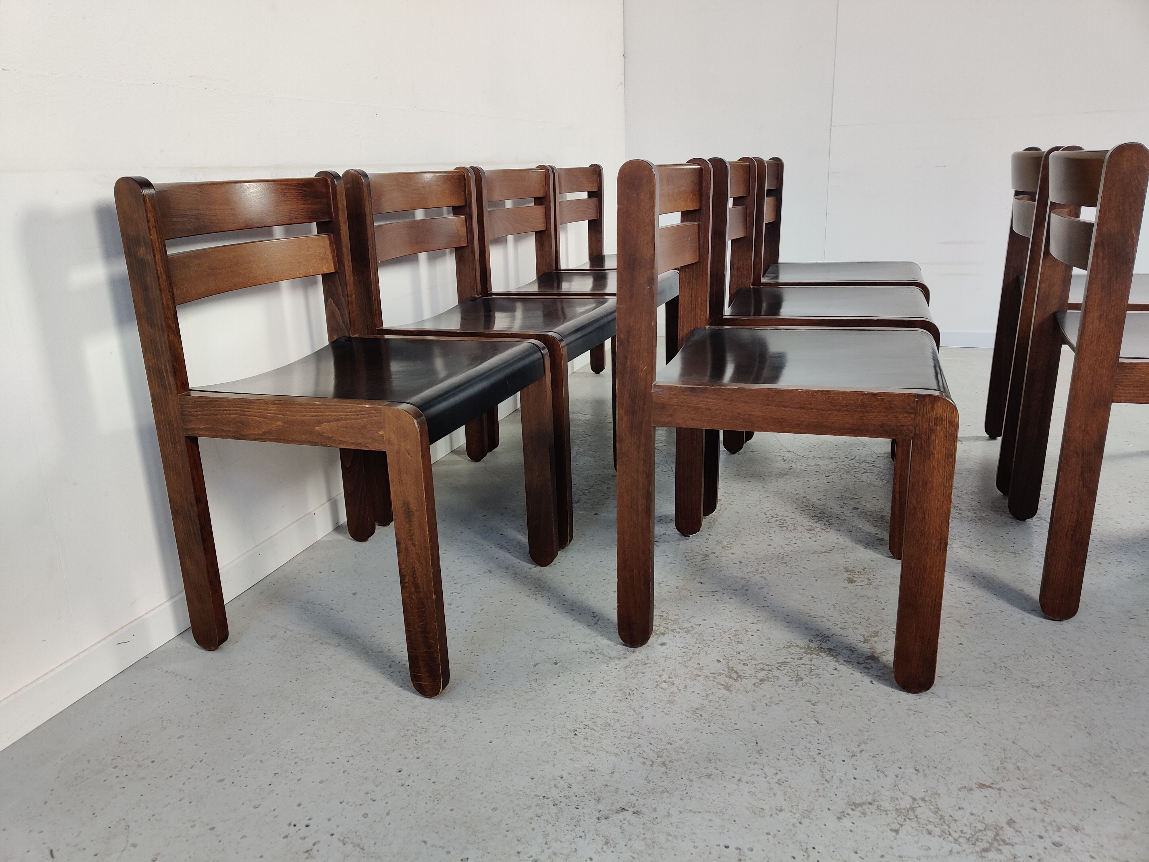 10 vintage chairs 70s/80s