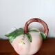 Vintage 1960s slipware fishing pitcher