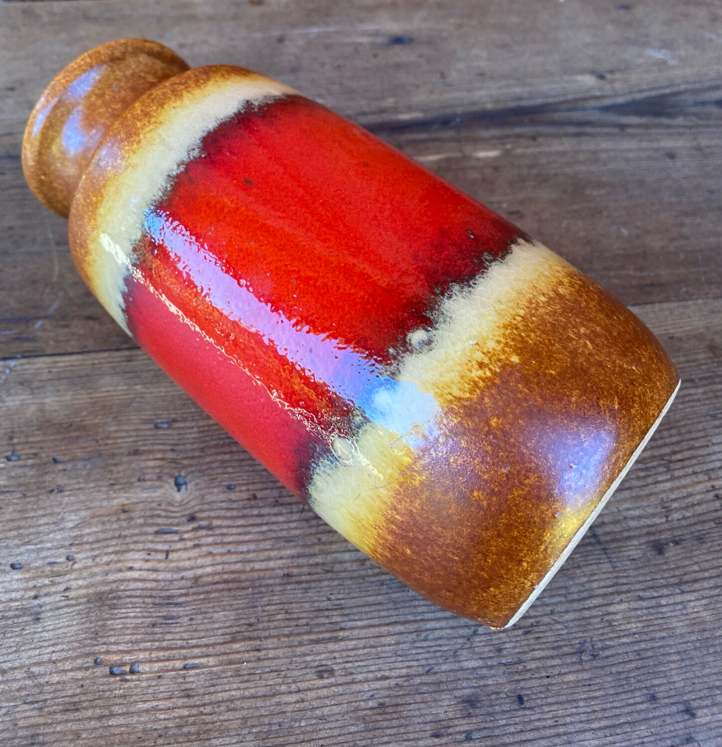 Fat Lava Vase West Germany