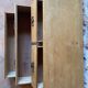Old 4-drawer chest of drawers in solid pine