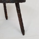 Coffee table in solid wood, tripod