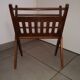 Vintage Cees Braakman magazine rack for Pastoe (attributed) Varnished beech 1980