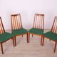 Fabric and Teak Dining Chairs by Leslie Dandy for G-Plan, 1960s, Set of 4